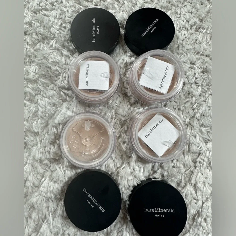 bareMinerals Matte Foundation SPF 15 Fair 01 Loose Powder Makeup 4 Pack